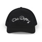 Embroidered Trucker Cap — 'Coates Outfitters' Script Snapback