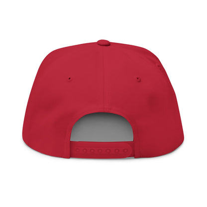 Embroidered 'Cortes Outfitters' Flat Bill Cap