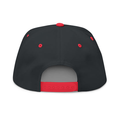 Embroidered 'Cortes Outfitters' Flat Bill Cap