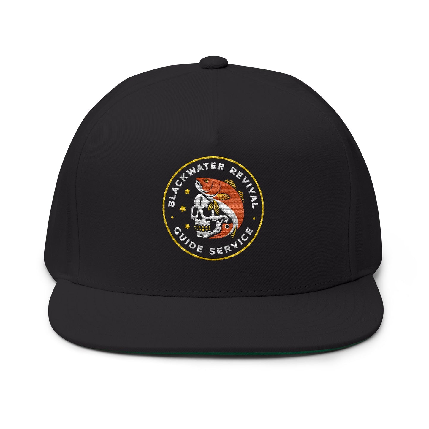 Flat Bill Cap Blackwater Revival Skull