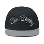 Embroidered 'Cortes Outfitters' Flat Bill Cap
