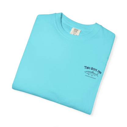 Two Boys Inn Fish Graphic T-Shirt — Andros Bahamas Beach Tee