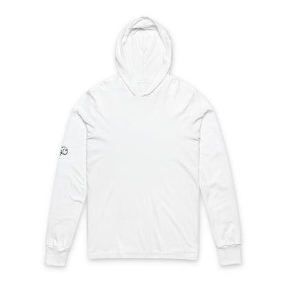 Long Sleeve Hooded Tee with Permit on Sleeve