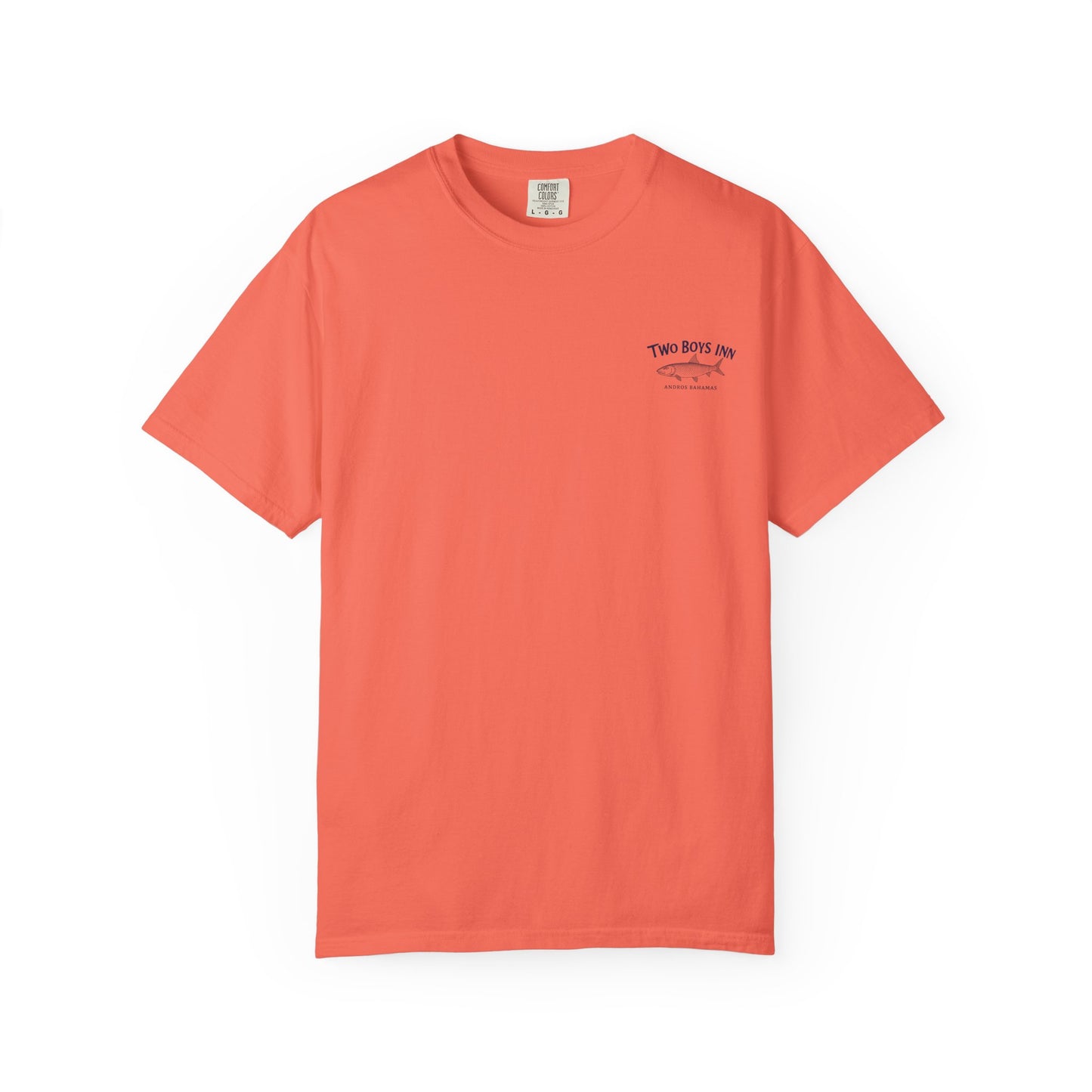 Two Boys Inn Fish Graphic T-Shirt — Andros Bahamas Beach Tee