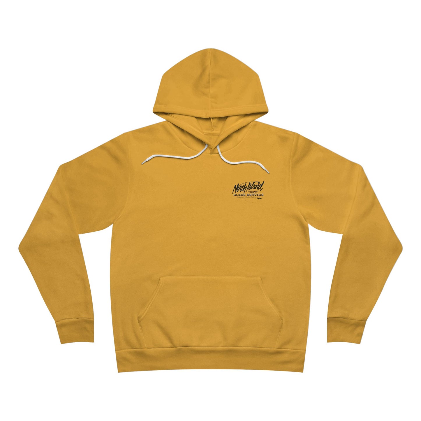 North Island Guide Service Hooded Sweatshirt- Black Font