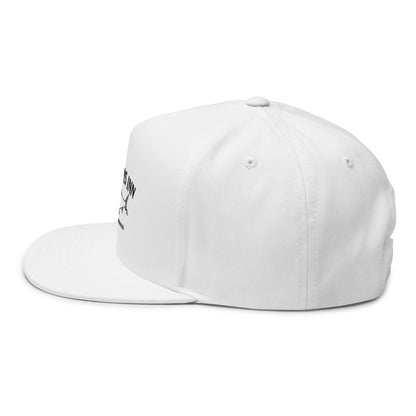 Two Boys Inn Embroidered Flat Bill Cap – Andros Bahamas Fishing Hat