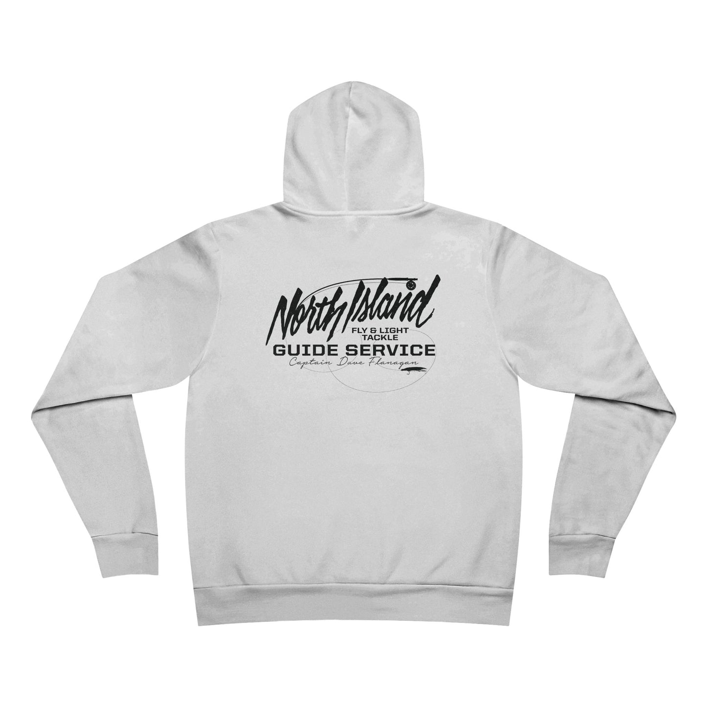 North Island Guide Service Hooded Sweatshirt- Black Font