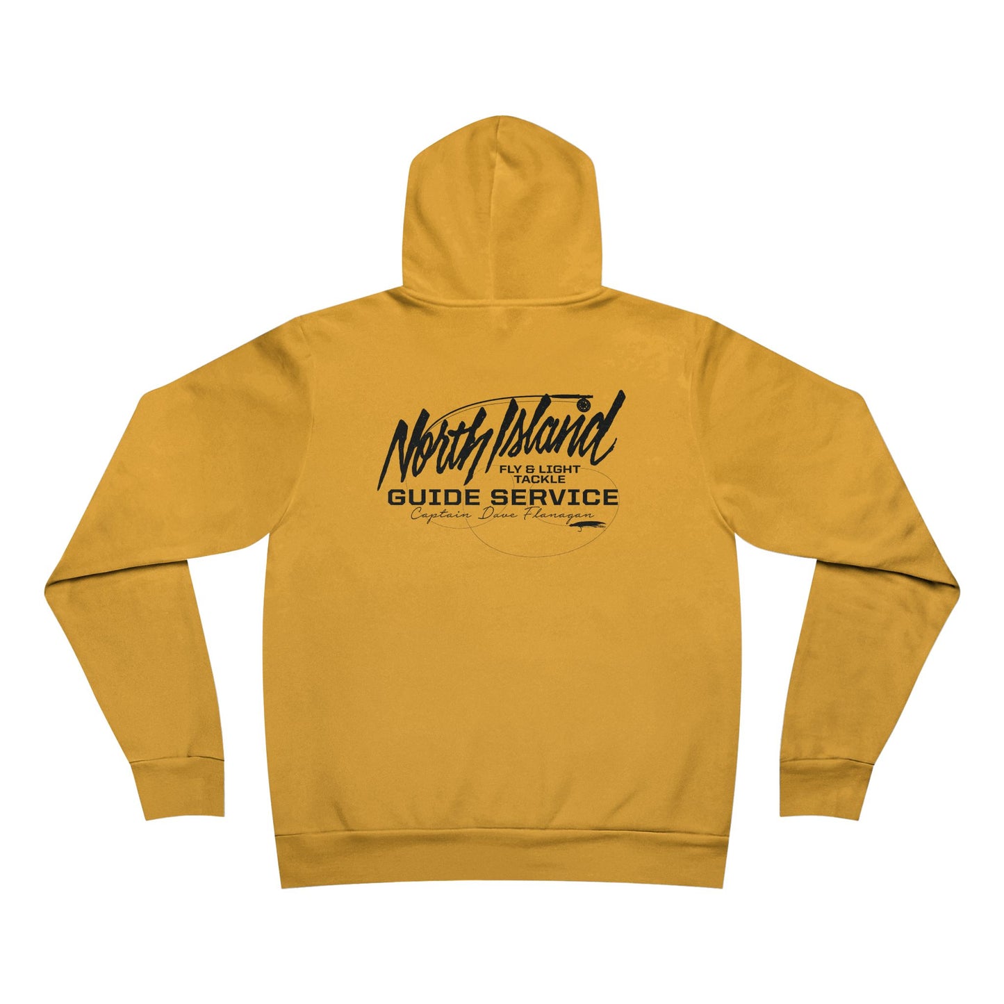 North Island Guide Service Hooded Sweatshirt- Black Font