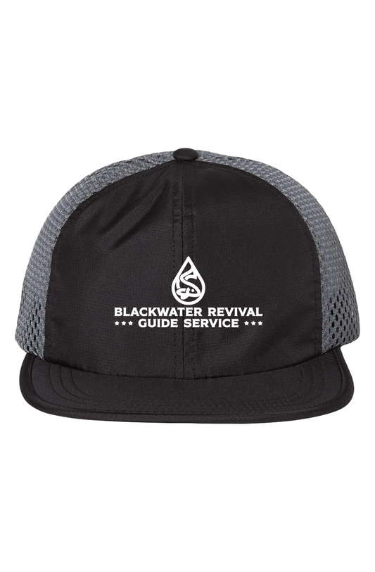 Black/ Charcoal Rogue Wide Mesh Cap