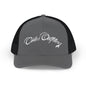 Embroidered Trucker Cap — 'Coates Outfitters' Script Snapback