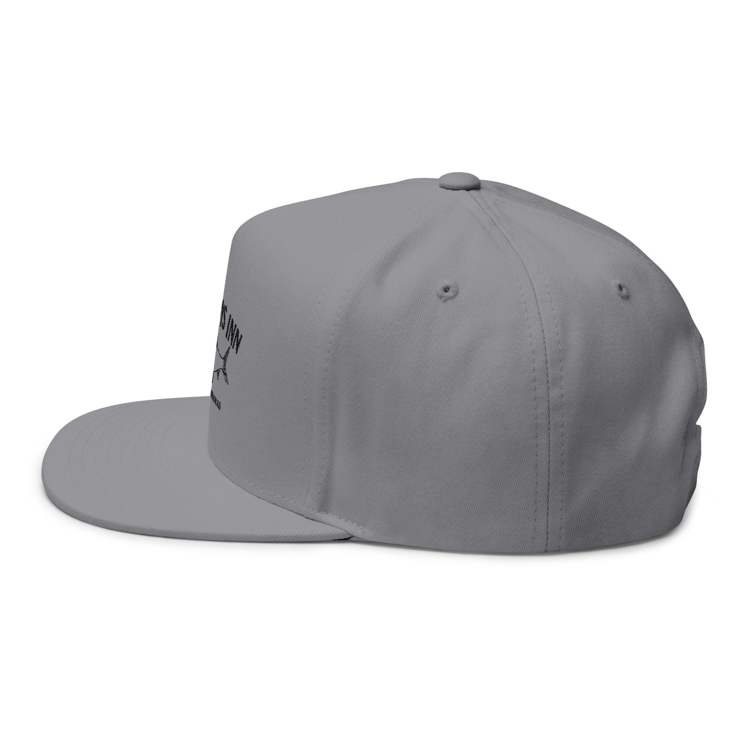 Two Boys Inn Embroidered Flat Bill Cap – Andros Bahamas Fishing Hat
