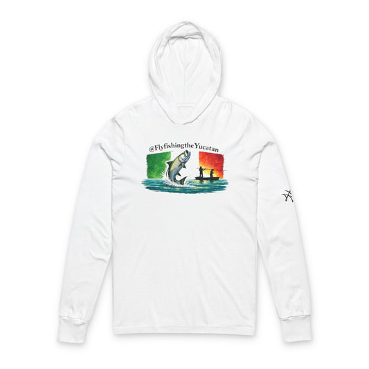 Long Sleeve Hooded Tee With Sleeve Permit