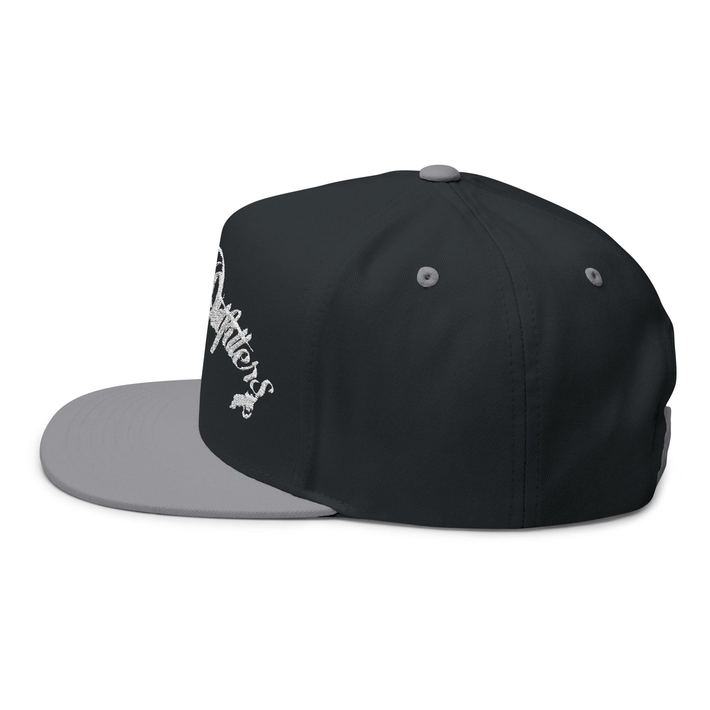 Embroidered 'Cortes Outfitters' Flat Bill Cap