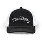 Embroidered Trucker Cap — 'Coates Outfitters' Script Snapback