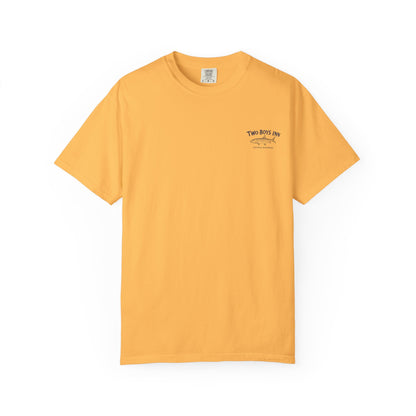 Two Boys Inn Fish Graphic T-Shirt — Andros Bahamas Beach Tee
