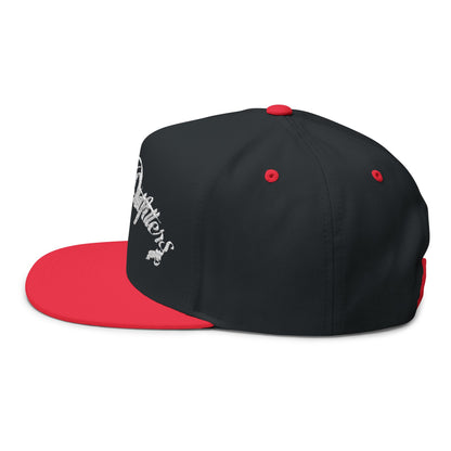 Embroidered 'Cortes Outfitters' Flat Bill Cap