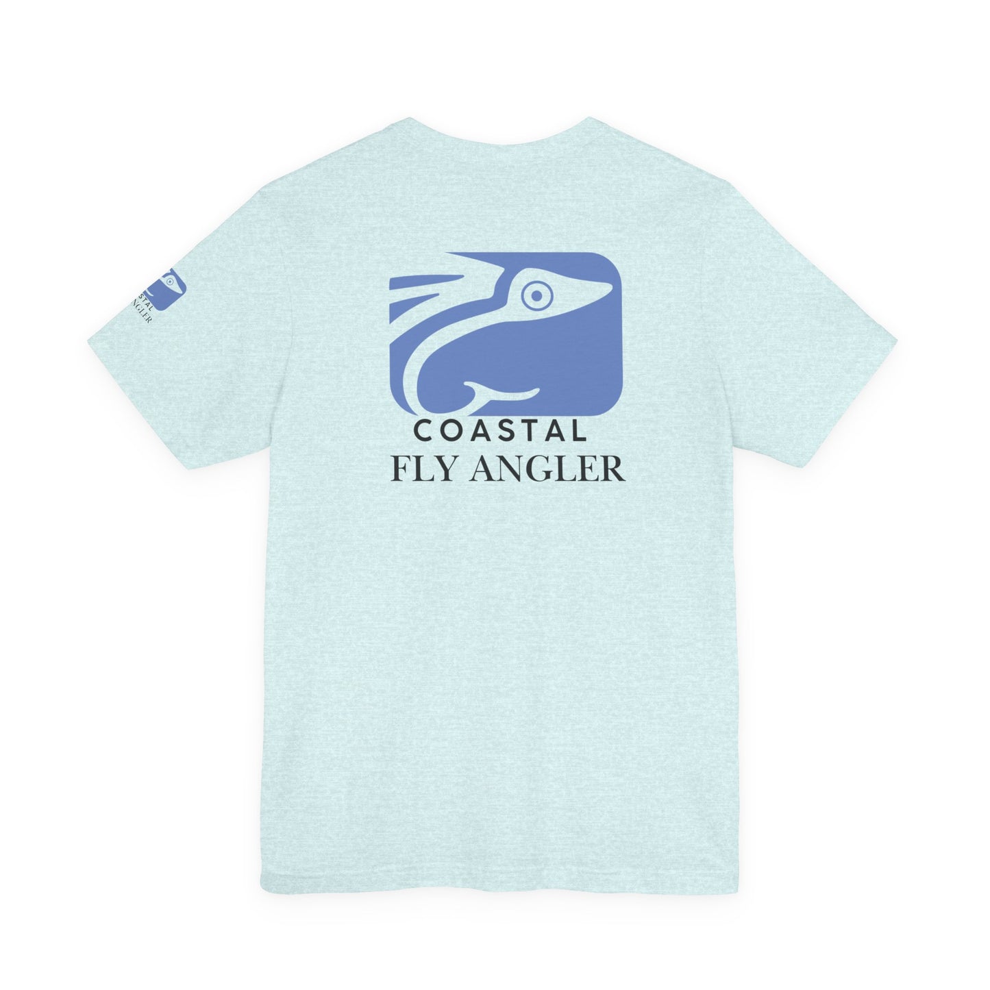 Coastal Fly Angler Tee with Sleeve Graphic