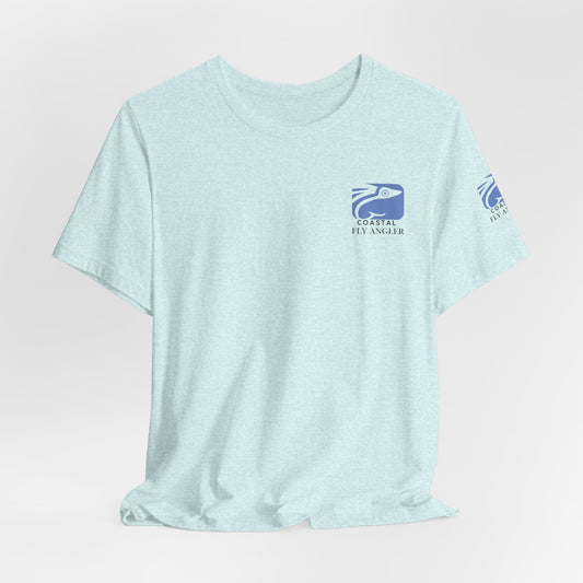 Coastal Fly Angler Tee with Sleeve Graphic