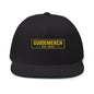 Flat Bill Cap — Embroidered 'GUIDEMERCH EST. 2025' Logo Snapback
